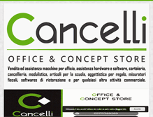 Tablet Screenshot of cancellisrl.it